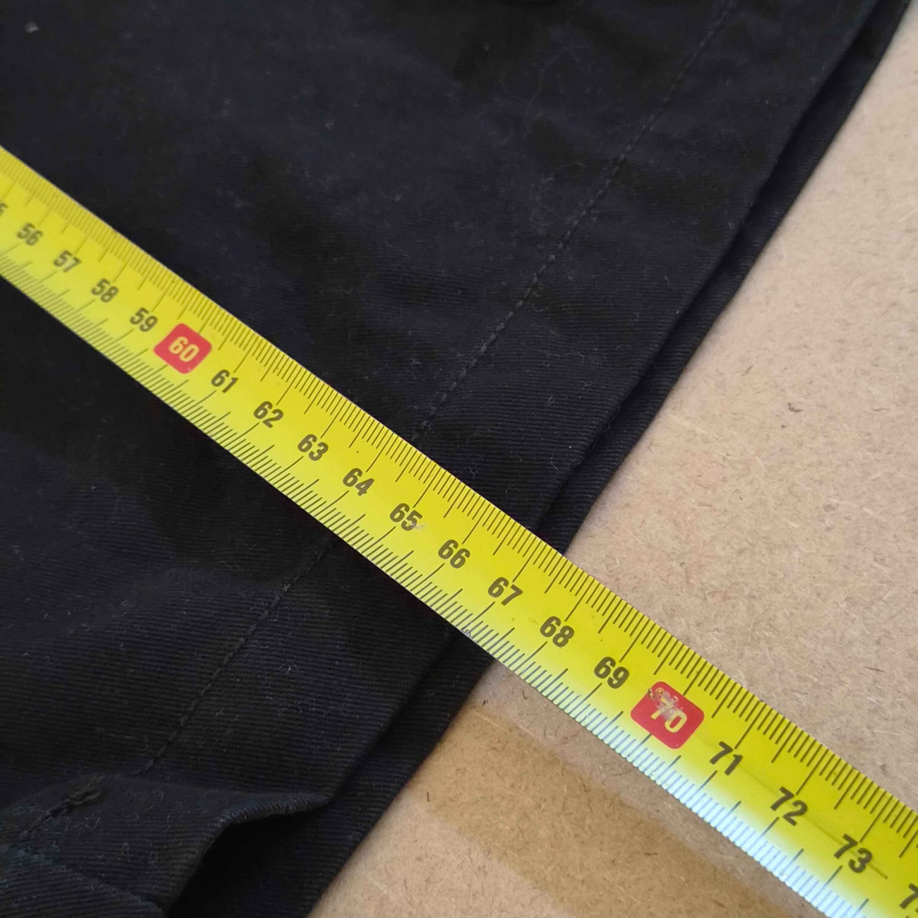Short Cargo Baggy Noir "Pro 5 Los Angeles" – Heavyweight Streetwear – Taille 38 (XXL)