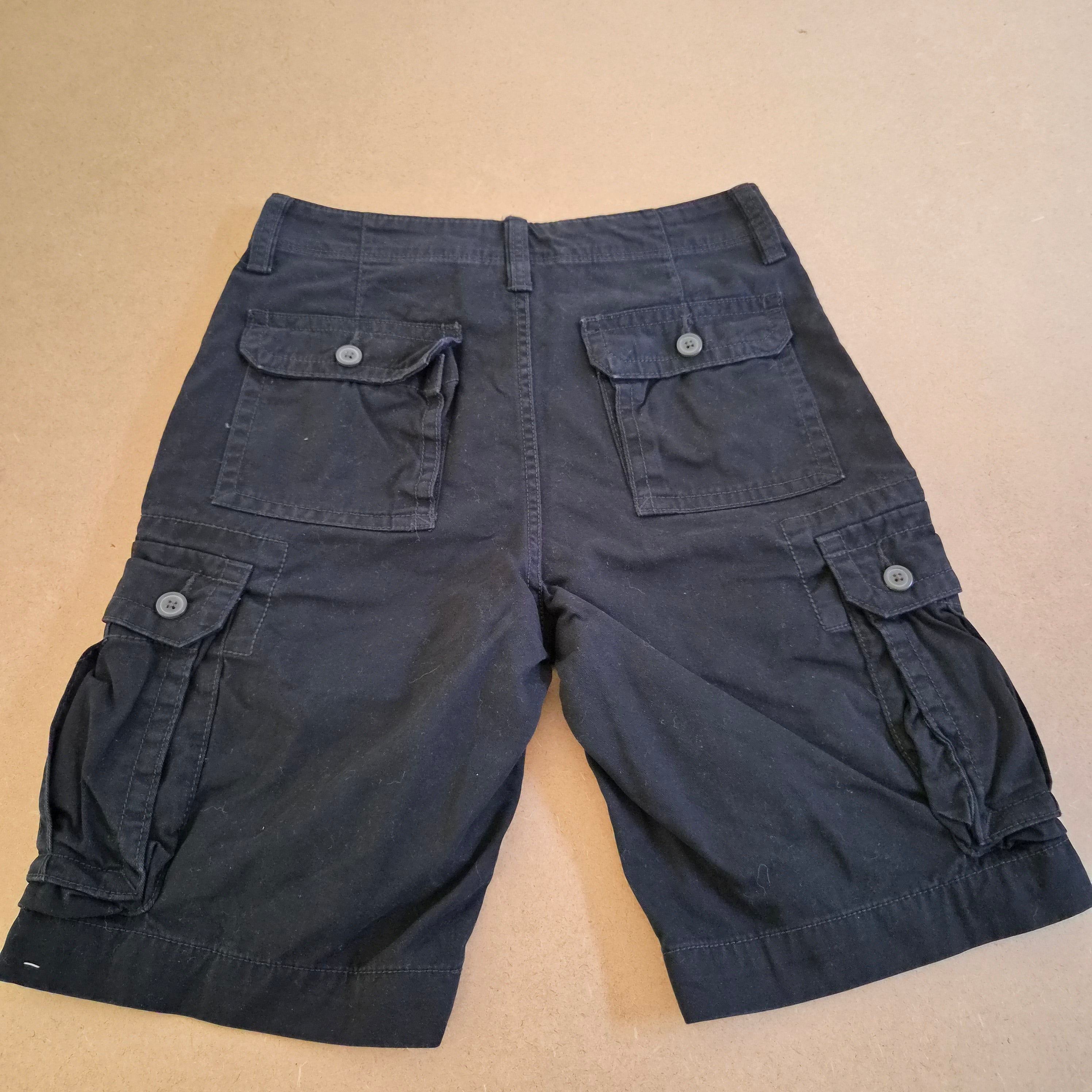 Short Cargo Noir "Arizona Jean Co." – Style Streetwear / Y2K – Taille  US 28- FR (XS/S)