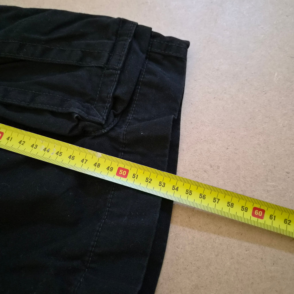 Short Cargo Noir "Arizona Jean Co." – Style Streetwear / Y2K – Taille  US 28- FR (XS/S)