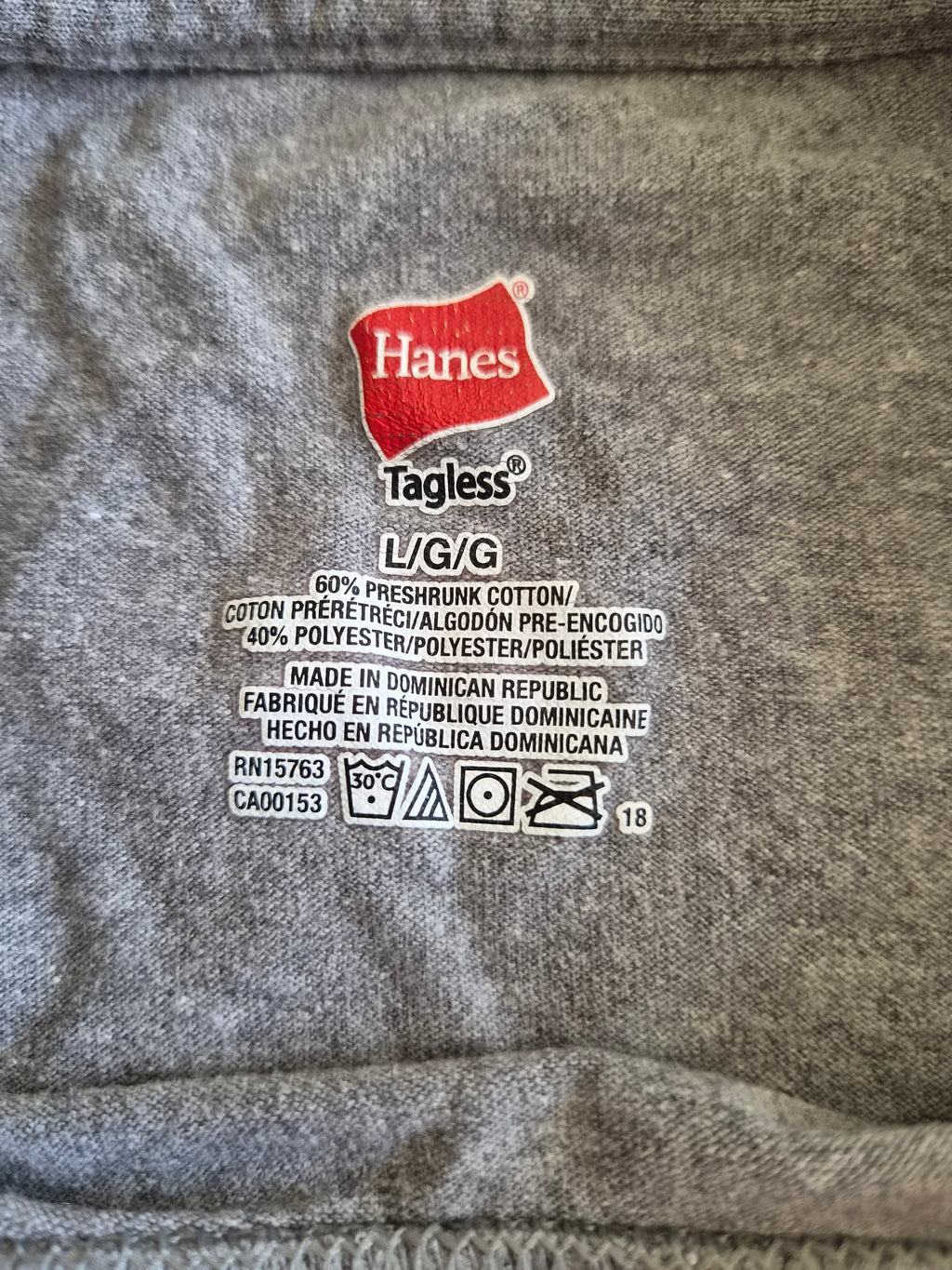 T-shirt vintage Hanes Gris — Chick-fil-A Kickoff Game 2019 Duke vs Alabama — L — Très bon état