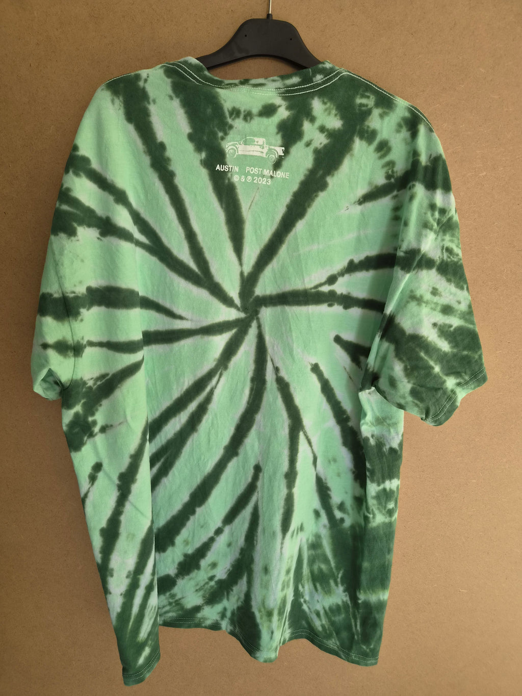 T-shirt Tie Dye "Austin" – Post Malone 2023 - Taille XL