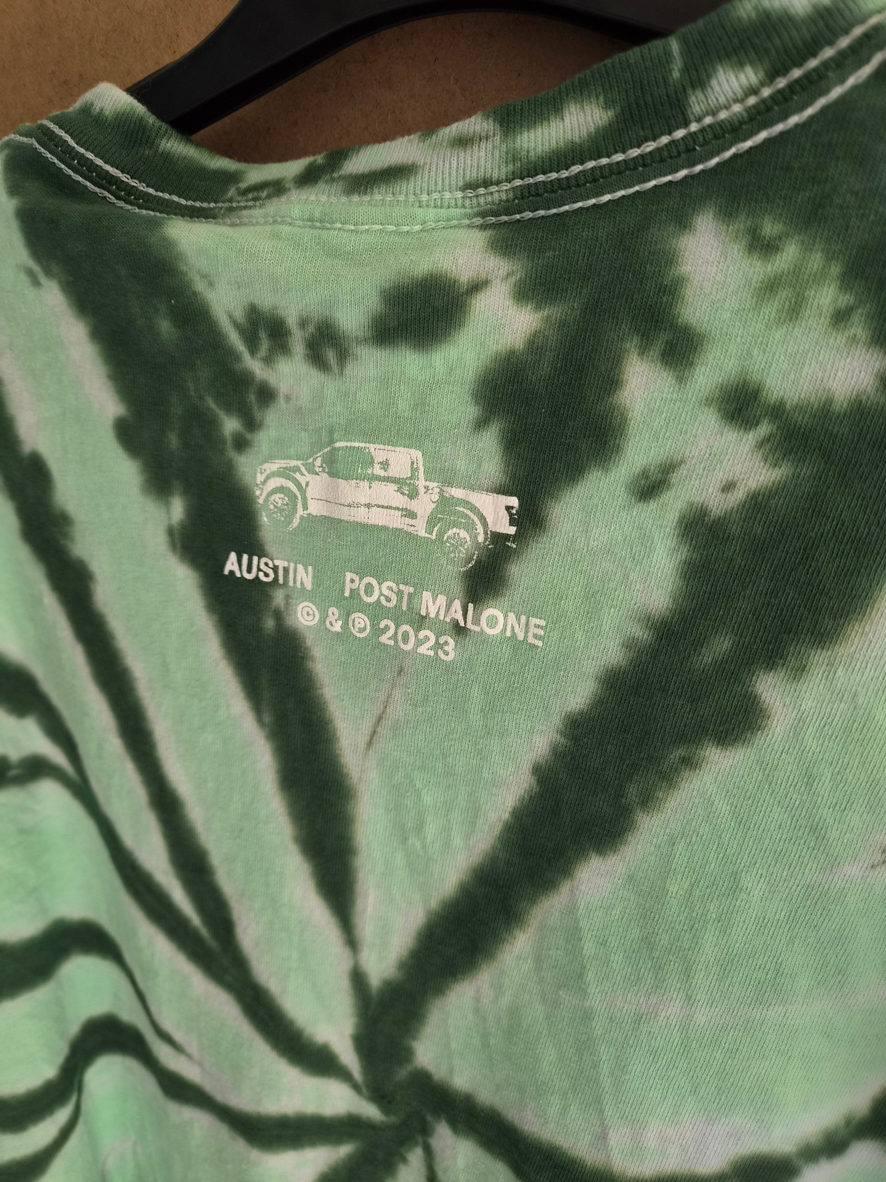 T-shirt Tie Dye "Austin" – Post Malone 2023 - Taille XL