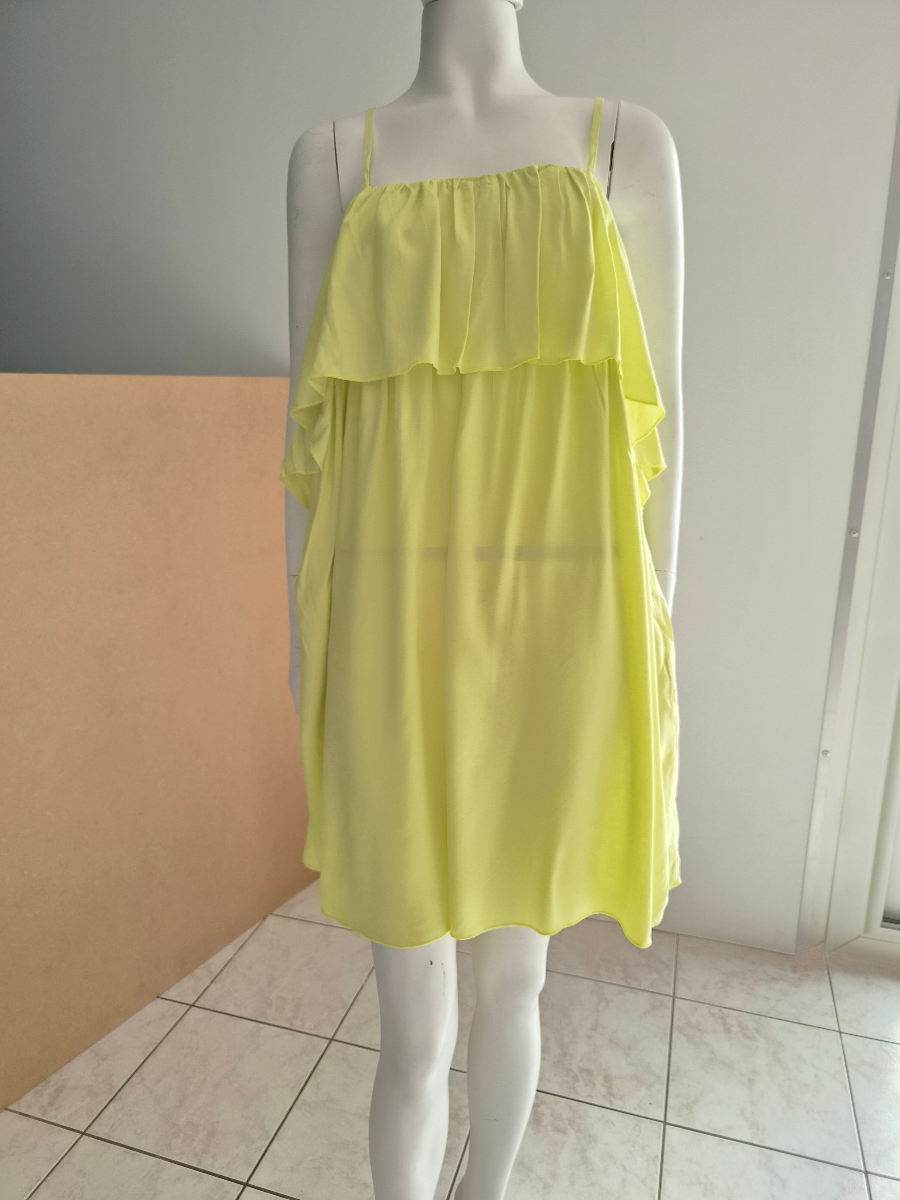 Robe H&M MAMA - vue de face complète avec double volant